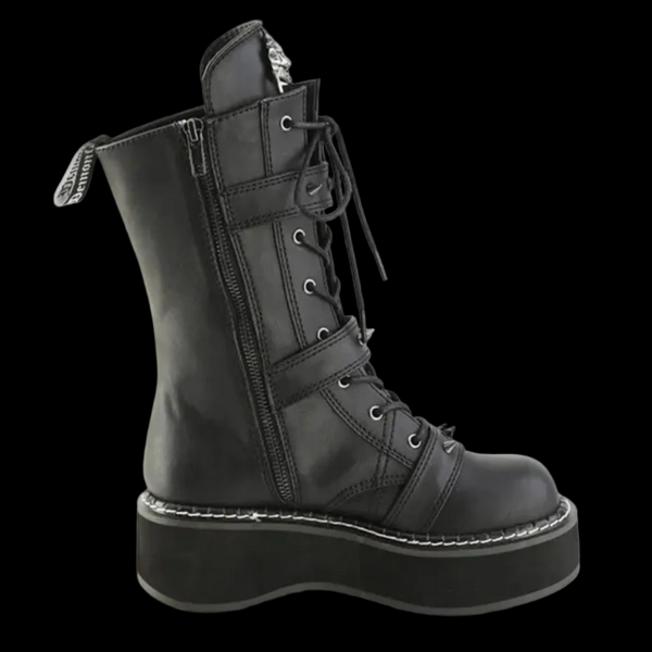 Demonia - Skull Hand Emily Platform Boots EMI82/BVL | Vixens and