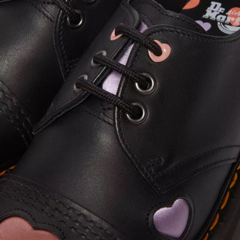 Dr Martens - 1461 Leather Heart Platform Shoes
