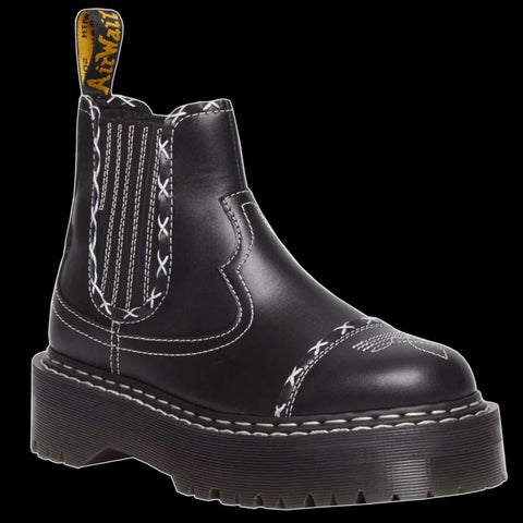 Dr Martens - Americana Gothic Leather Platform Chelsea Boot