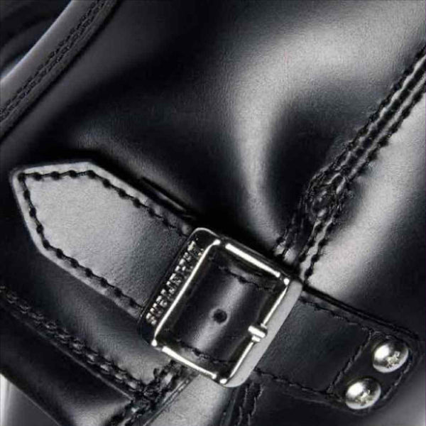 N坂 Anistone Harness Orleans Leather Biker Boots in Black | Dr. Martens