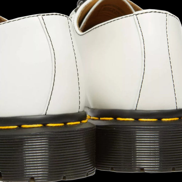 Dr Martens - White Ramsey Smooth Leather Creepers 31499100