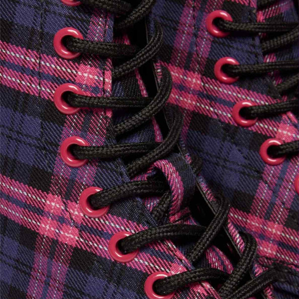 Dr Martens - 1460 Pink Tartan Boots 41969650 at FashioNation in