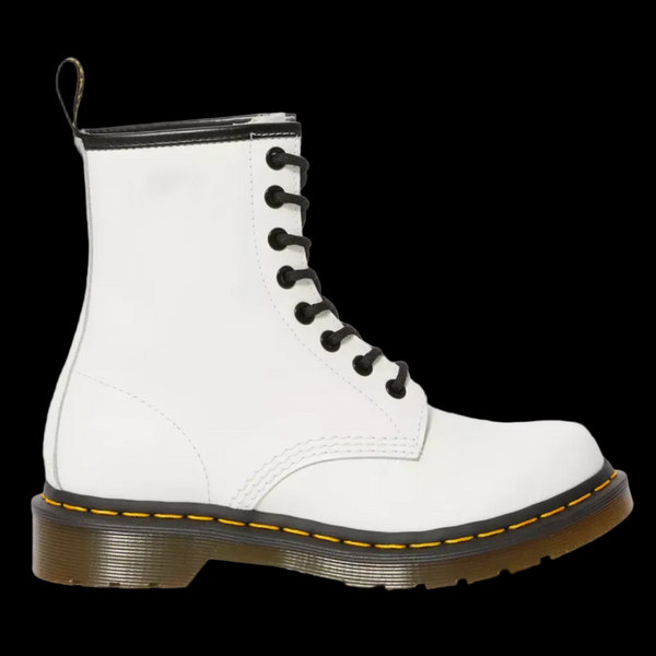 Dr Martens 8 Eyelet 1460 White Boot at FashioNation in Denver