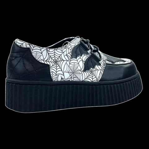 StrangeCvlt- Krypt Spider Web White/Black