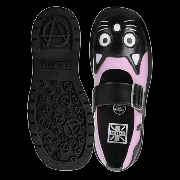 TUK - Pink Kitty Mary Jane Shoe Style#: T2344 | Vixens and Angels