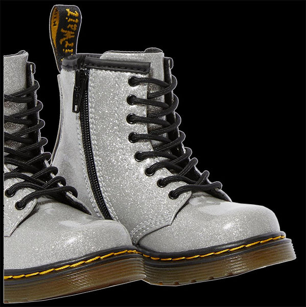 Dr Martens TODDLER 1460 WHITE GLITTER