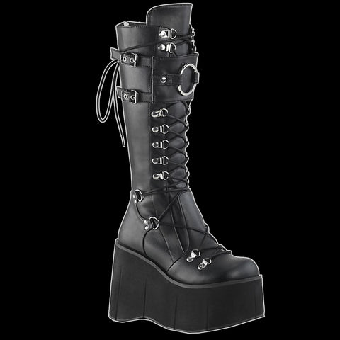 Demonia - Kera 200 Black Vegan leather