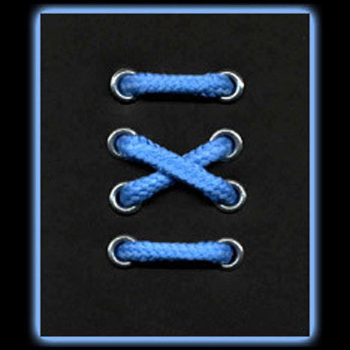 6 7 Eyelet Light Blue Round Laces 102 cm 40 in