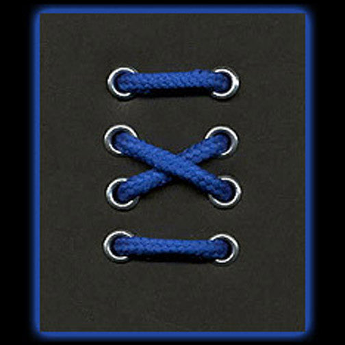 Blue round laces clearance