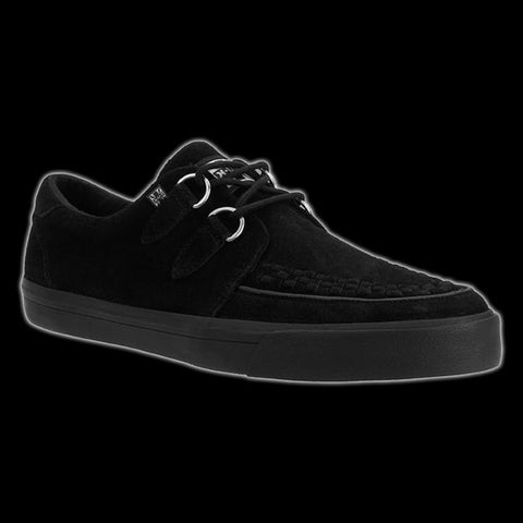 TUK - Black Suede D-Ring VLK Creeper Sneaker Shoe