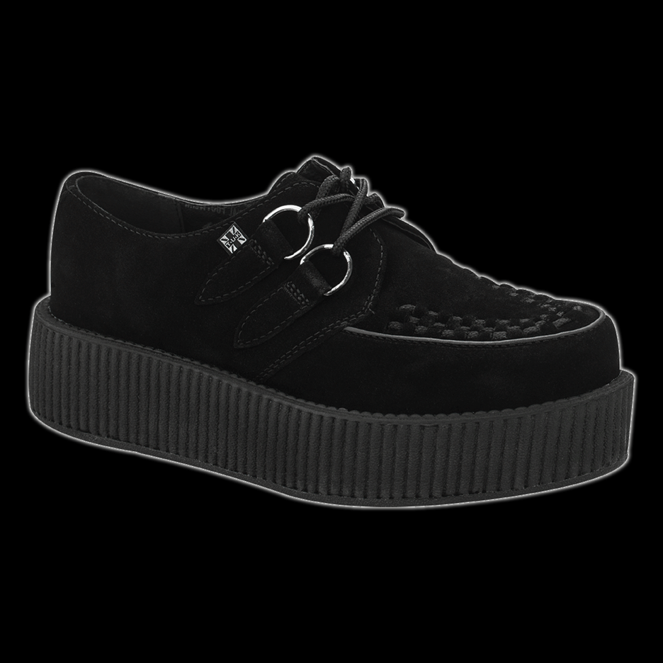 TUK - Black Suede Viva Mondo Creeper Shoe