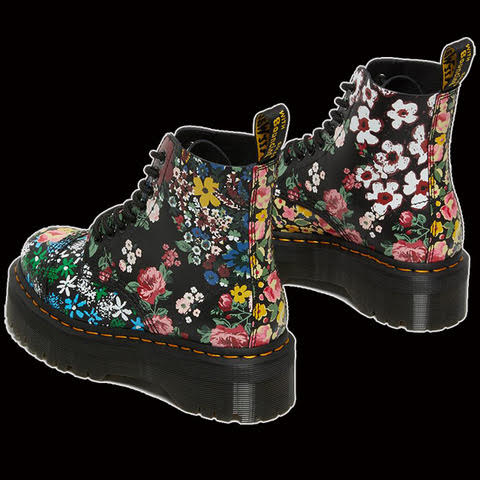 Dr. Martens Women's Sinclair Boots, Floral Mash Up, 5