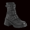 Demonia - Bratty-118 Heeled Platform Buckle Boots