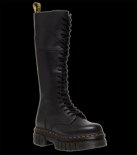 Dr. Martens - Audrick 20-Eye Leather Knee High Platform Boots