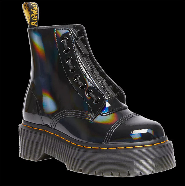 Dr Martens - Black Rainbow Holographic Sinclair