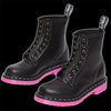 Dr Martens - 1460 Pink Sole Wanama Leather Jungle Zip Boots