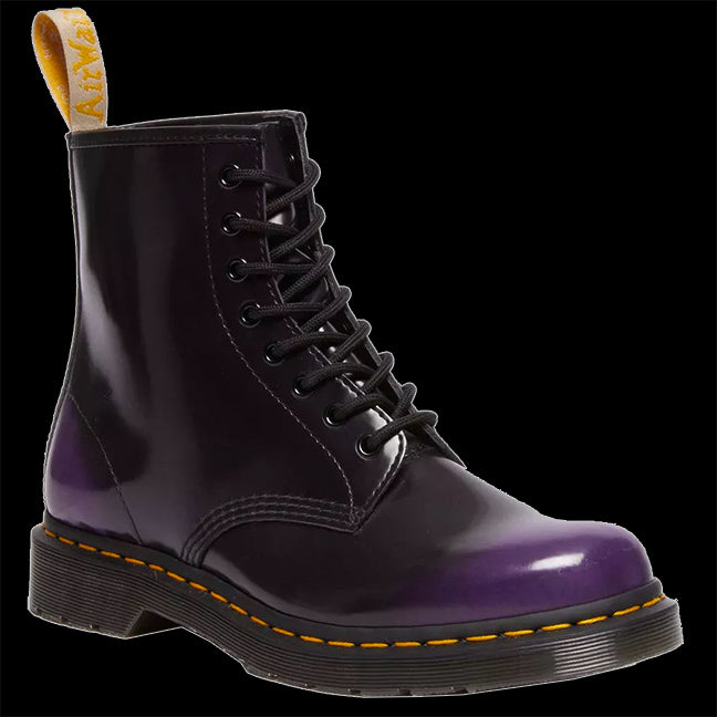 purple dr martens size 8