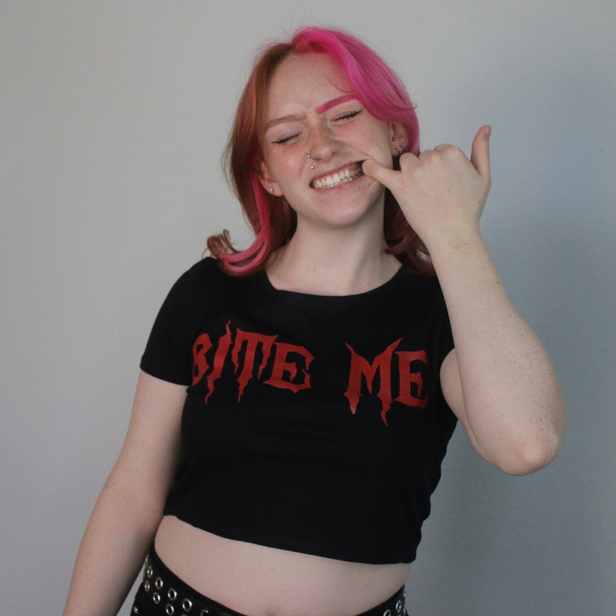 Vampire Freaks - Bite Me Crop Top