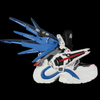 Anthony Wang - Blue Gundam Hidden Heel Platform Wing Shoes
