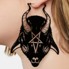 Too Fast -  Baby Goat Death Tarot Earrings