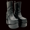 Charla Tedrick - Ragdoll Platform Vegan Leather Boots