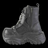 Demonia - Echo-60 Skull Buckle Boot