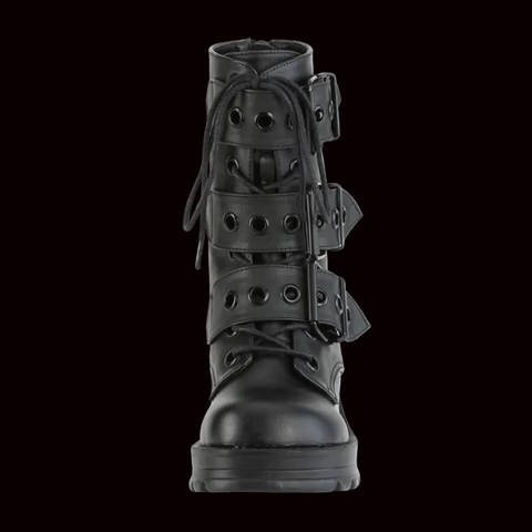 Demonia - Bratty-118 Heeled Platform Buckle Boots