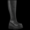 Demonia - Wide Calf Black Gogo Shaker - 100WC