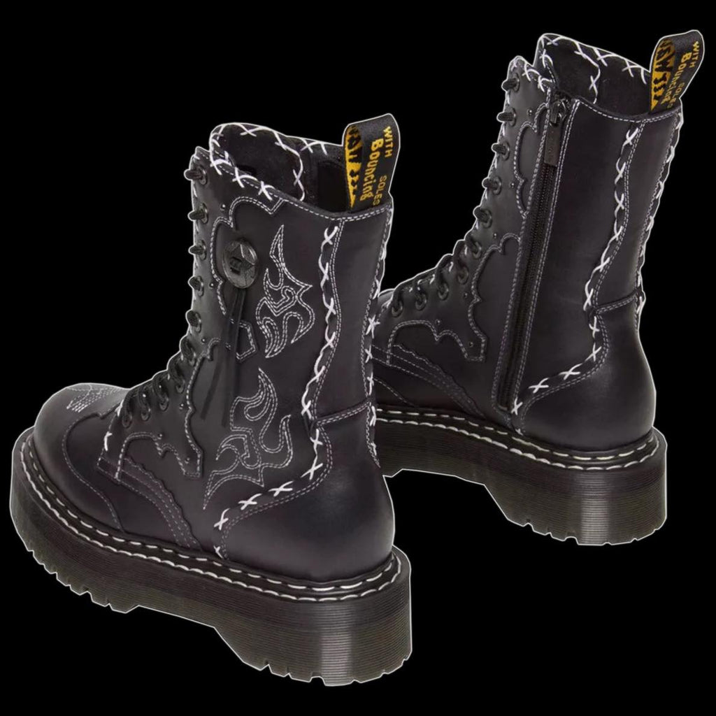 Dr Martens - Jadon HI Americana Gothic Leather Platforms | Vixens and Angels