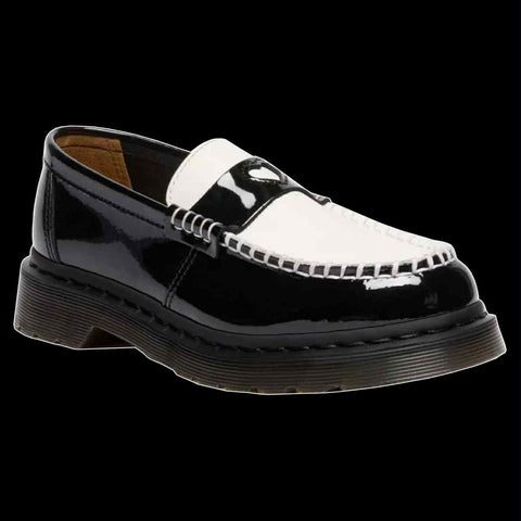 Dr Martens - Penton Heart Two-Tone Arcadia Rub Off Leather Loafers