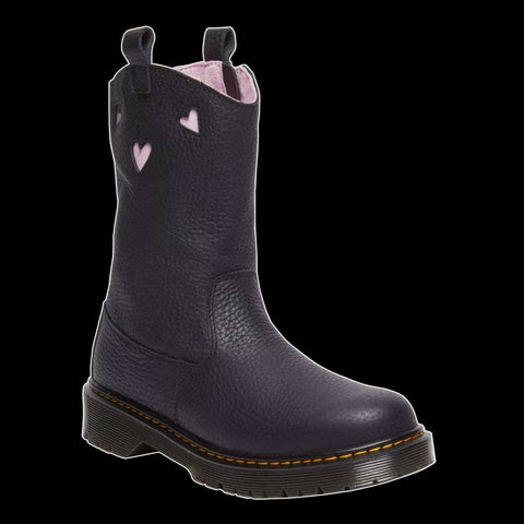 Dr Martens - Youth Pink Heart Boots