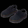 Dr Martens - ZEBZAG Black Suede Slingback Platform Mules