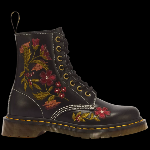 Dr Martens - 1460 Pascal Floral 8 Eye Wanama Leather Boots