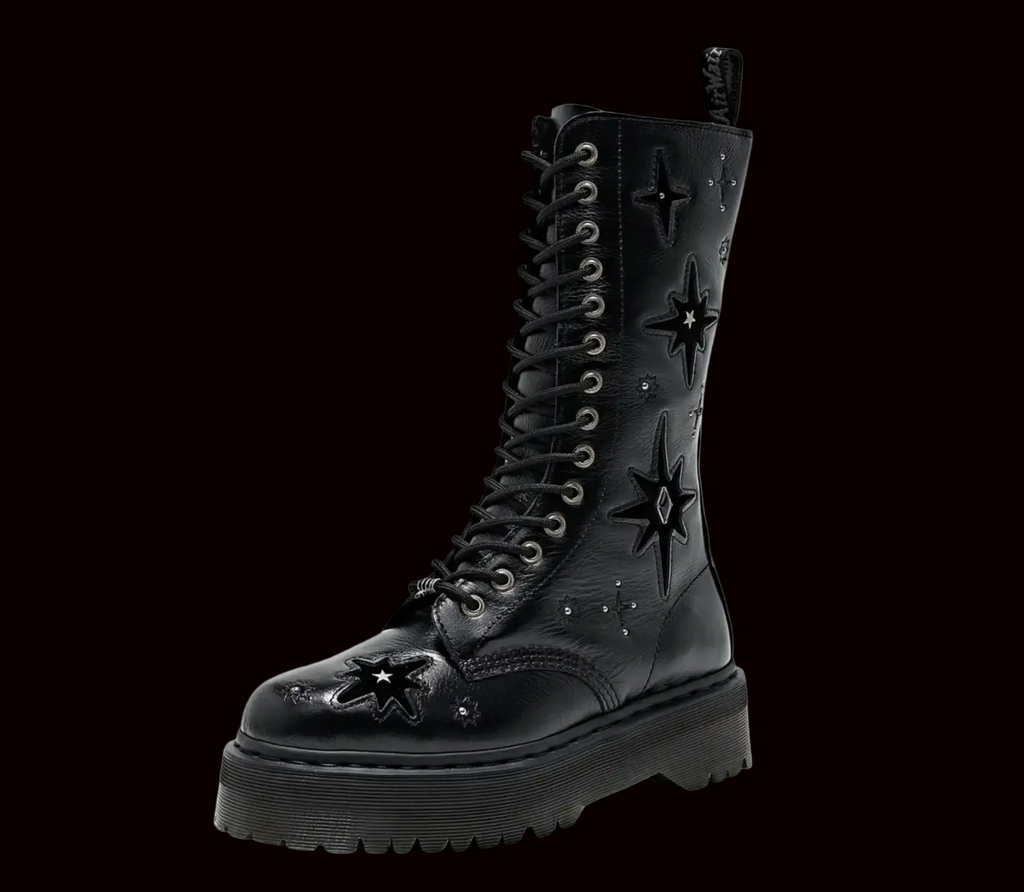 Dr Martens - 14 Eyelet Soft Leather Jadon Whimsigoth Platform Boot