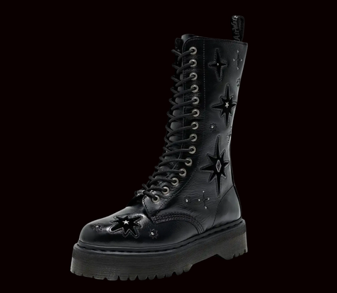 Dr Martens - 14 Eyelet Soft Leather Jadon Whimsigoth Platform Boot