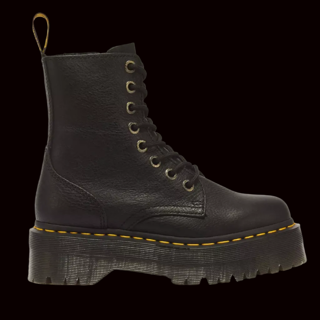 Dr Martens - 8 Eyelet Jadon Pisa Leather Platform Boots