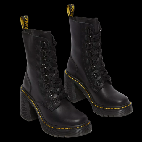 Dr Martens - Black Chesney Heeled Boot