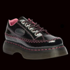 Dr Martens - Buzz 5 Eye Patent Leather Pink Stitch Shoe