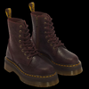 Dr Martens - Jadon Floral Emboss 8 Eye Crazy Horse Leather Platform Boots