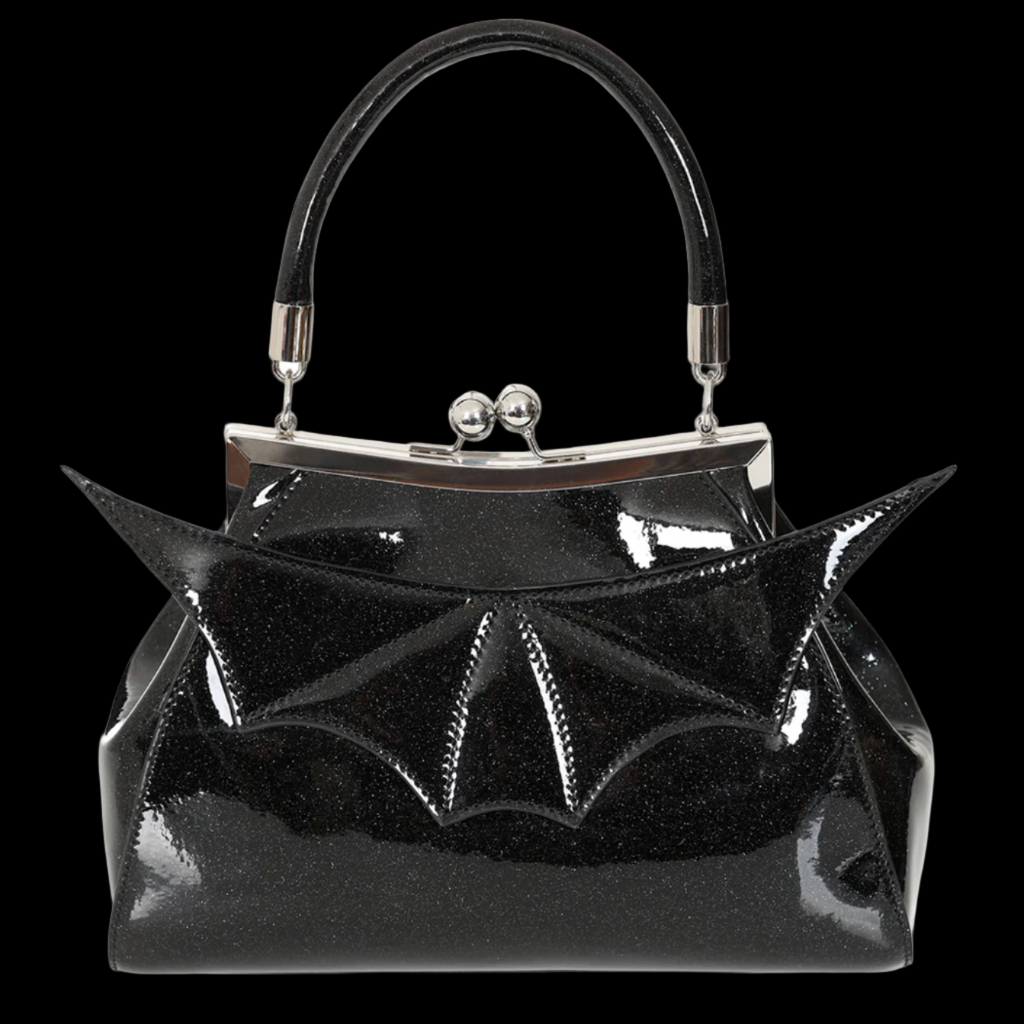 Banned - Black Elvira Shimmer Handbag