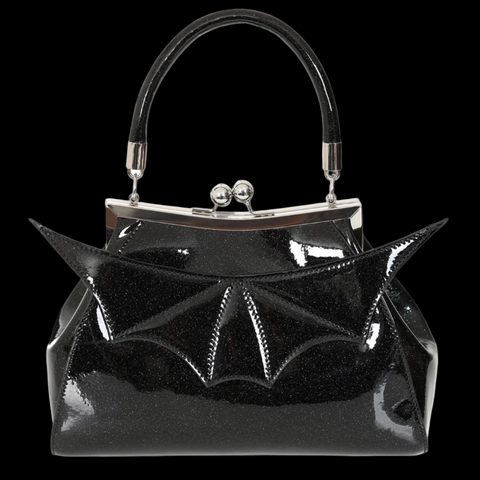 Banned - Black Elvira Shimmer Handbag