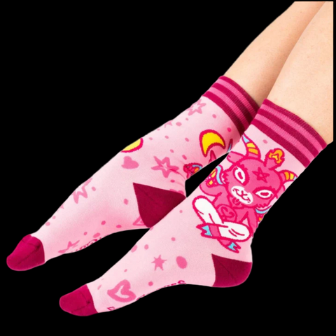 Foot Clothes - Cute Baphomet Goat Socks
