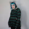 Vampire Freaks - Distressed Striped Sweater