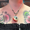 LKbird - Blue/Gray multi pupil "The Oracle" Eye pendant