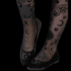 Killstar- Lunite Black Velvet Flats