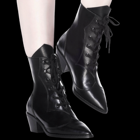 Killstar - Raven Point toe boots