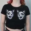 Vampire Freaks - Kitty Titties Crop Top