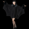 Kreepsville 666 - Glamour Ghoul Black Fur Cape