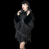 Kreepsville 666 - Glamour Ghoul Black Fur Cape