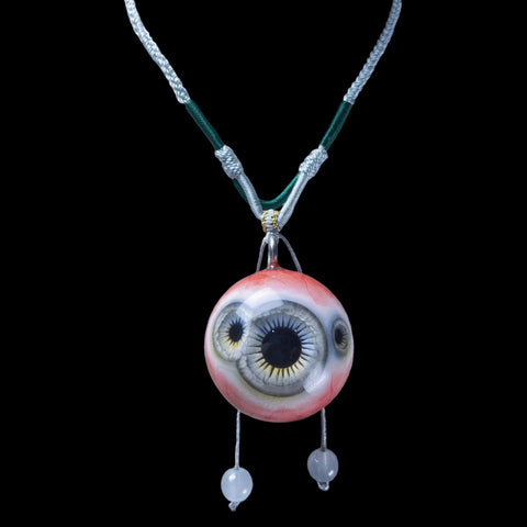 LKbird - Blue/Gray multi pupil "The Oracle" Eye pendant